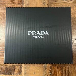 Black Prada Milano Box 12.5" x 11" x 4.5"